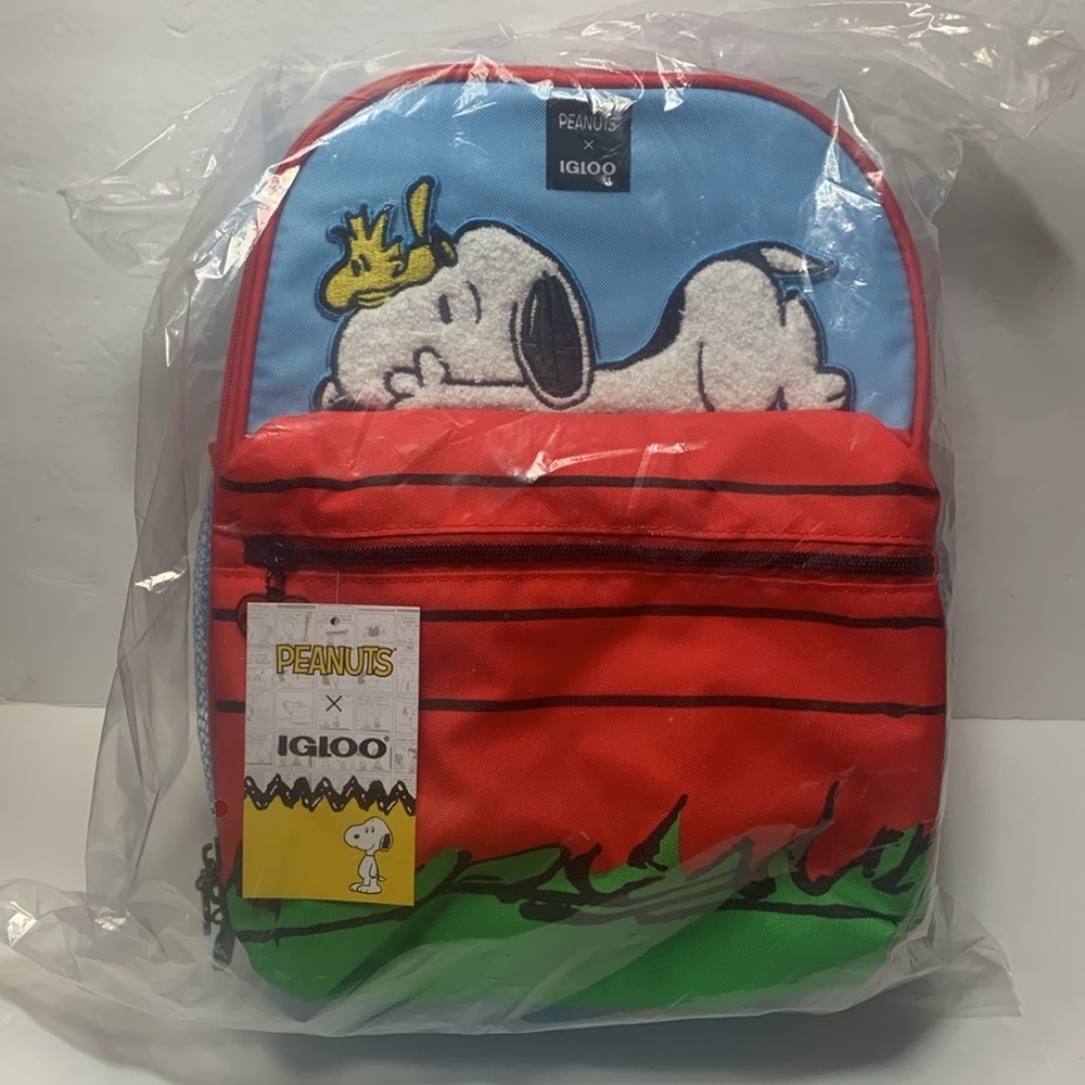 Peanuts Snoopy Insulated Backpack Igloo Mini Conv… - image 2